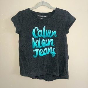 Calvin Klein , little girls top, size 6/7